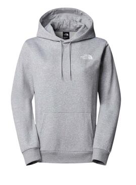 Sweat à capuche The North Face Dome gris pour femme