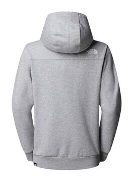 Sweat à capuche The North Face Dome gris pour femme