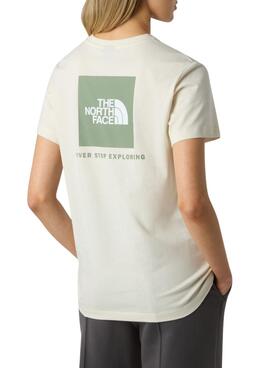 T-shirt The North Face Box beige pour femme