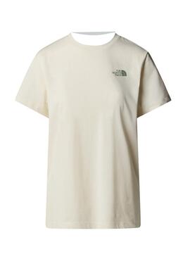 T-shirt The North Face Box beige pour femme