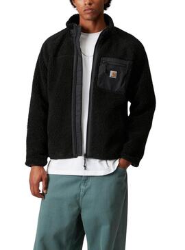 Veste polaire Carhartt Prentis noire pour homme.