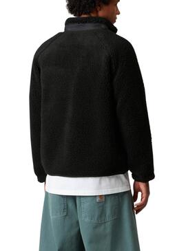 Veste polaire Carhartt Prentis noire pour homme.