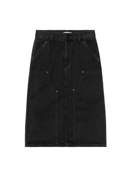 Jupe Carhartt Double Knee noire pour femme.