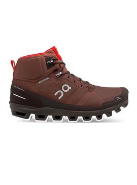 Bootss On Running Cloudrock Waterproof Rouge Homme