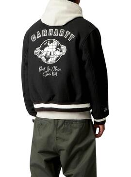 Veste de sport Carhartt World Class Varsity noire pour homme