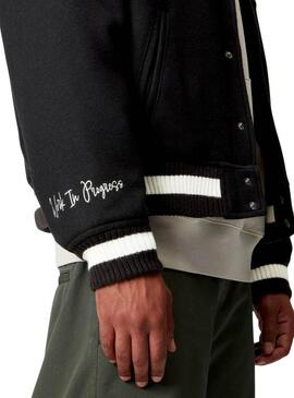 Veste de sport Carhartt World Class Varsity noire pour homme