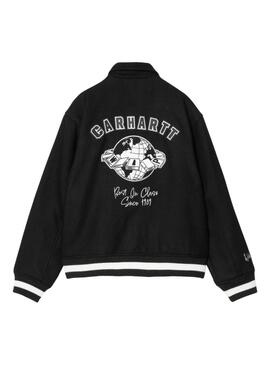 Veste de sport Carhartt World Class Varsity noire pour homme