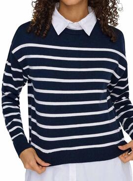 Maillot avec chemise Only Payson bleu pour femme.