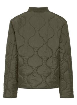 Veste de chasse Only Salsa verte pour femme.