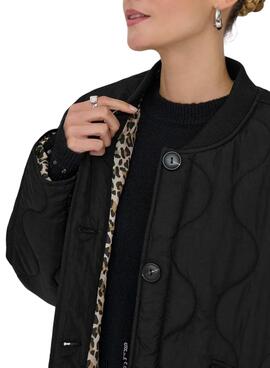 Veste Cazadora Only Salsa noire pour femme
