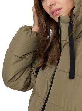 Manteau matelassé Only Clair vert pour femme
