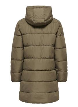 Manteau matelassé Only Clair vert pour femme
