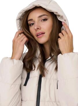 Manteau matelassé Only Clair blanc pour femme