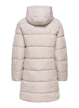 Manteau matelassé Only Clair blanc pour femme