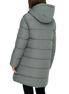 Manteau matelassé Only Clair bleu pour femme