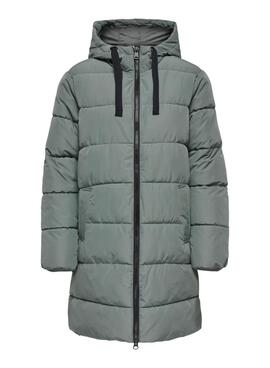 Manteau matelassé Only Clair bleu pour femme