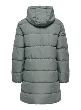 Manteau matelassé Only Clair bleu pour femme