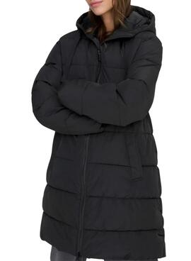 Manteau rembourré Only Clair noir pour femme