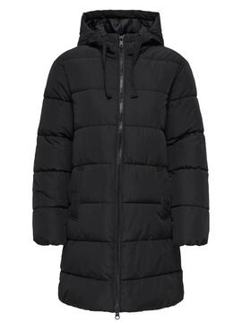 Manteau rembourré Only Clair noir pour femme