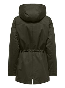 Parka Only Hannover verte pour femme