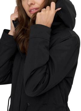 Parka Only Hannover noire pour femme