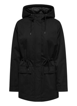 Parka Only Hannover noire pour femme