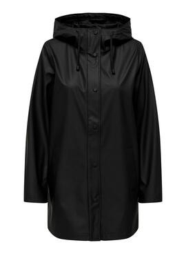 Imperméable Only Newellen noir pour femme