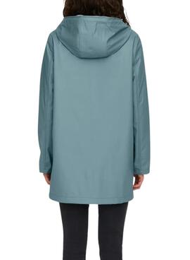 Imperméable Only Newellen bleu pour femme