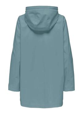 Imperméable Only Newellen bleu pour femme