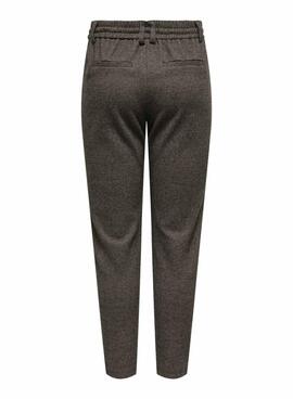Pantalon Only Poptrash Gozi marron pour Femme