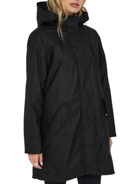 Imperméable Only Sally noir pour femme