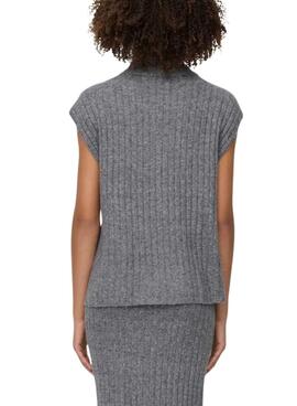 Gilet gris Only Jeanett pour femme