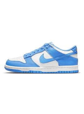 Chaussures Nile Dunk Low bleues pour garçon et fille