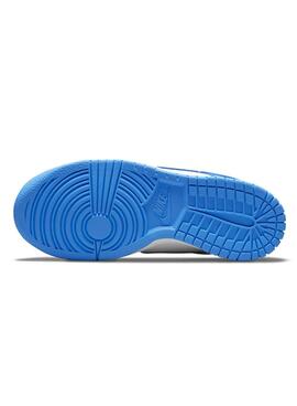 Chaussures Nile Dunk Low bleues pour garçon et fille