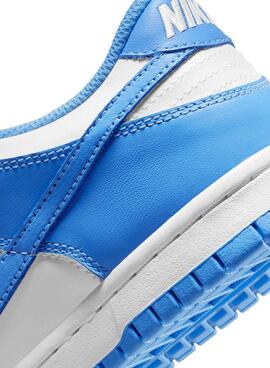 Chaussures Nile Dunk Low bleues pour garçon et fille