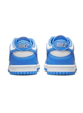 Chaussures Nile Dunk Low bleues pour garçon et fille