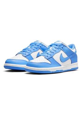 Chaussures Nile Dunk Low bleues pour garçon et fille