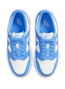 Chaussures Nile Dunk Low bleues pour garçon et fille