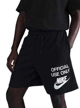 Bermuda Nike Club noire pour hommes