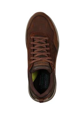 Chaussures Skechers Bengao marron pour homme