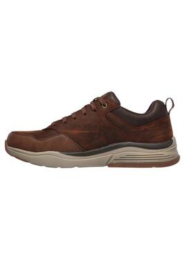 Chaussures Skechers Bengao marron pour homme