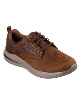 Chaussures Skechers Denton marron pour homme