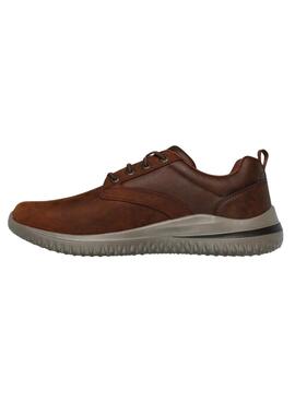 Chaussures Skechers Denton marron pour homme