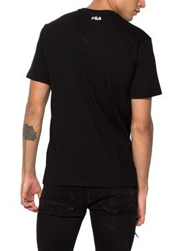T-Shirt Fila Noir pur pour Homme et Femme