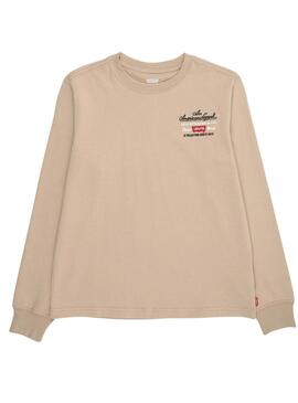 T-shirt Levi's Légendaire beige pour enfant
