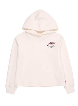 Sweat-shirt Levis Western beige pour fille