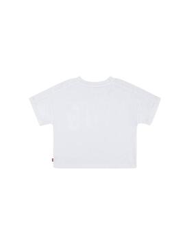 T-shirt Levis Meet and Greet blanche pour fille