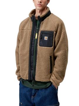 Veste polaire Carhartt Prentis camel pour homme
