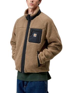 Veste polaire Carhartt Prentis camel pour homme