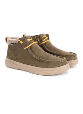 Bottes Walkin Pitas Garda vertes pour femme.